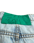 BASEBALL JERSEY SKY DENIM SHORTS