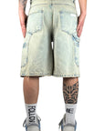SANDBLASTED CARGO SHORTS