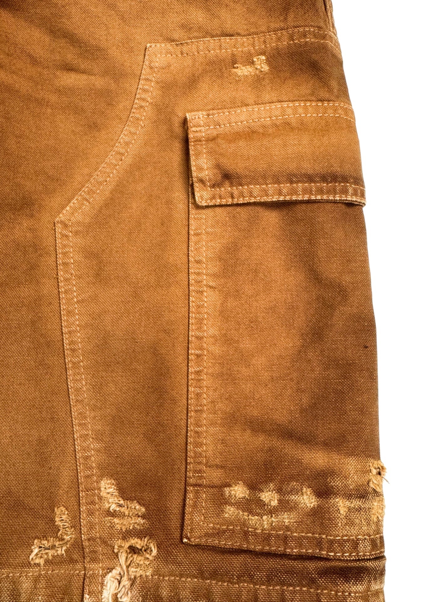 SHORTS CARGO RUST PIGMENTED TRANSPARENT