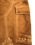 SHORTS CARGO RUST PIGMENTED TRANSPARENT
