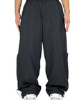 BLACK PARACHUTE PANTS