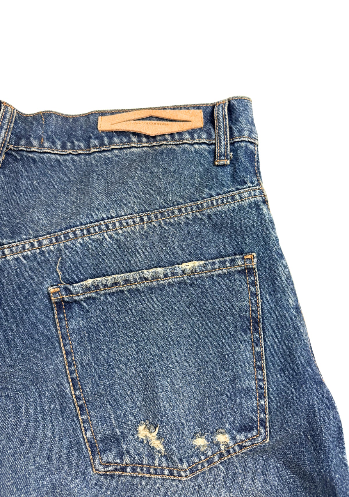 DISTRESSED BAGGY - STAINED PATCHES