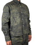 GREEN CAMOUFLAGE DENIM SHIRT