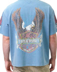 EAGLE RIDE TEE - BLUE