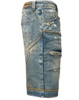 DOUBLE WORK SHORTS WHITE PAINT