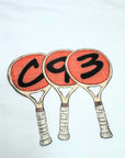 WHITE TENNIS CLUB TEE