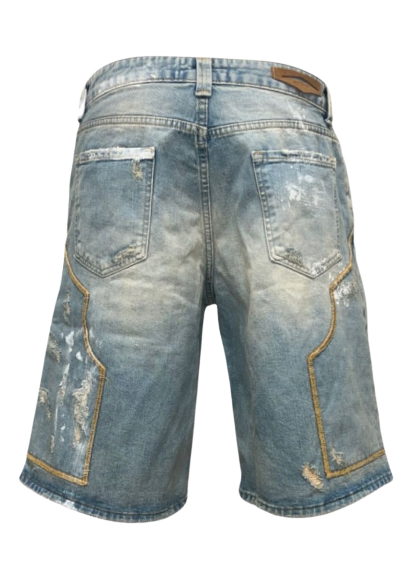 DOUBLE WORK SHORTS WHITE PAINT