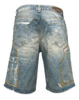 DOUBLE WORK SHORTS WHITE PAINT
