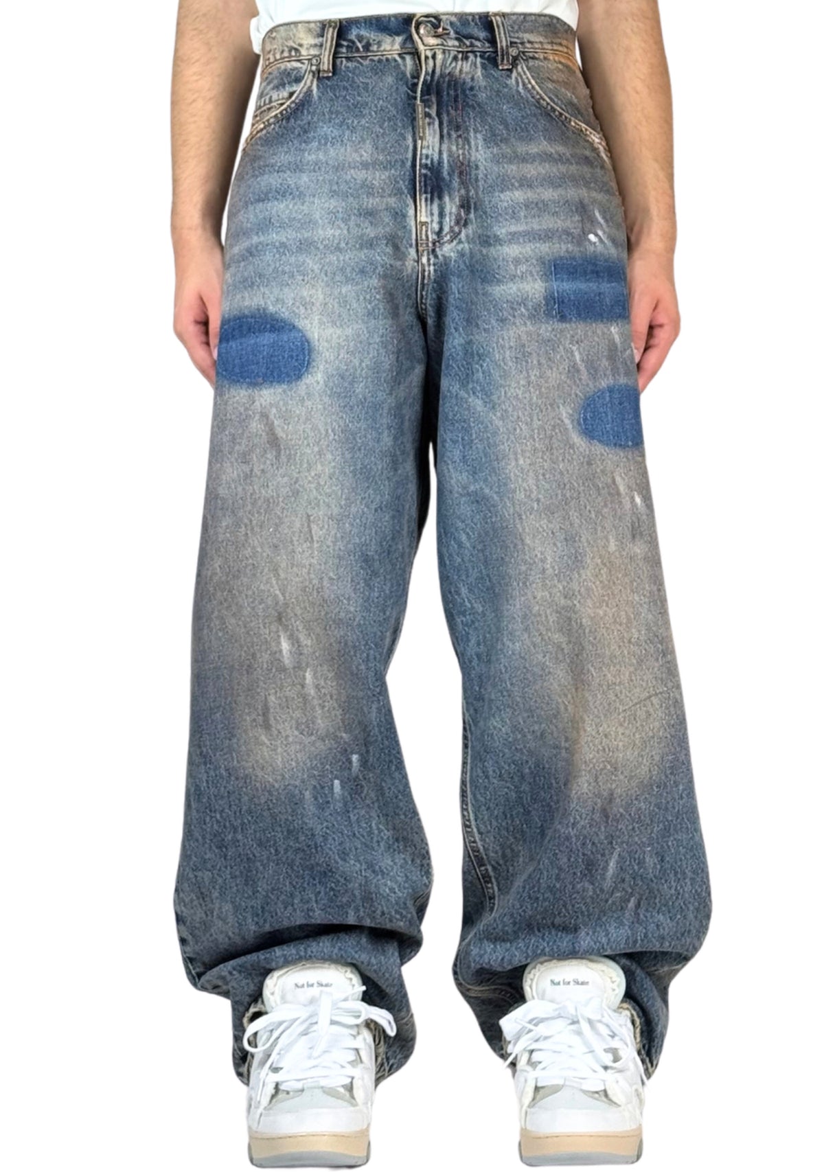 BLUE BAGGY SPRAY BRICK - REMOVE PATCH
