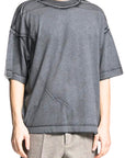 COSTA OVERSIZED T-SHIRT ALL OVER BLACK
