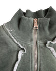 WASHED SWEATSHIRT ARMY GREEN