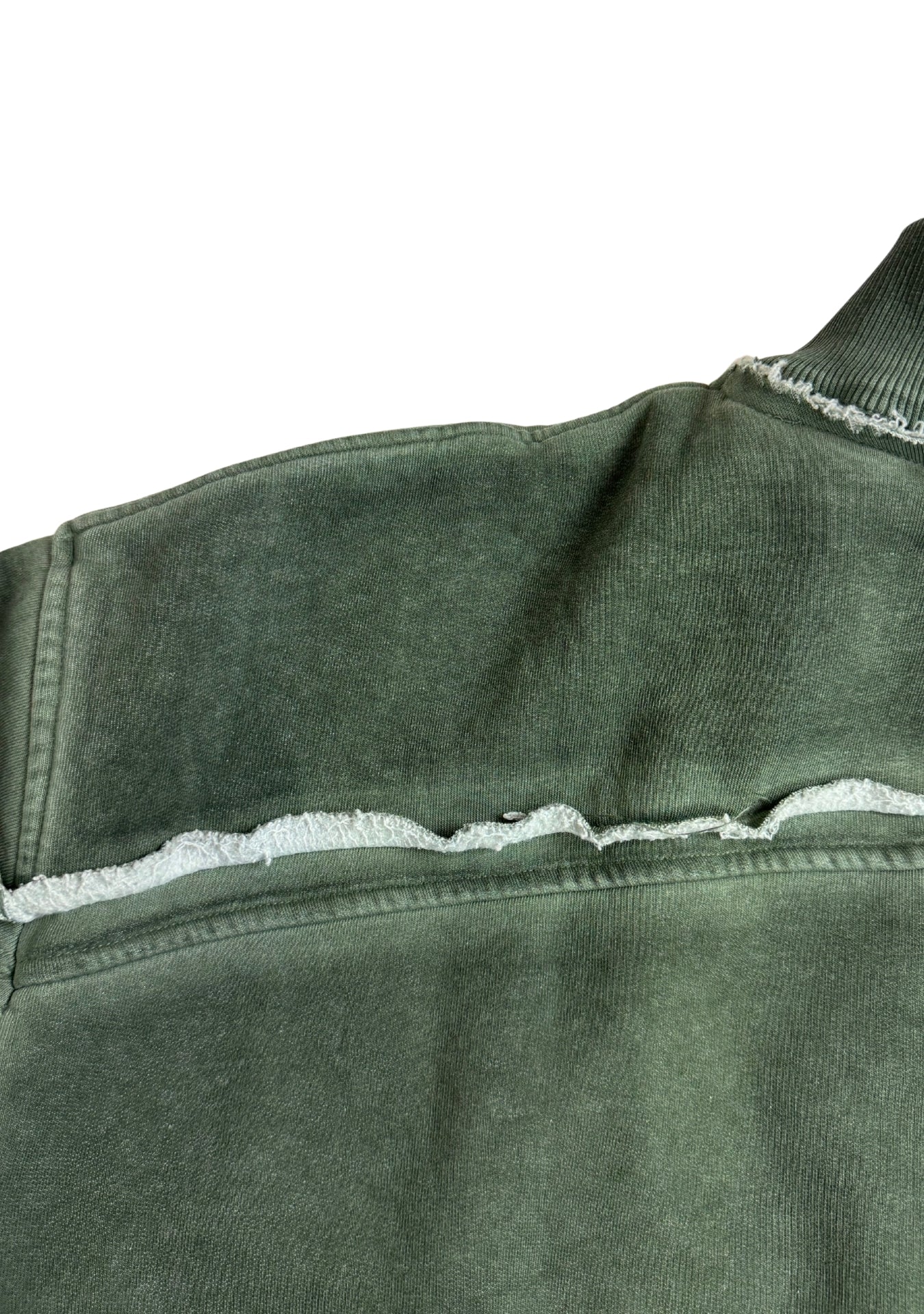 WASHED SWEATSHIRT ARMY GREEN