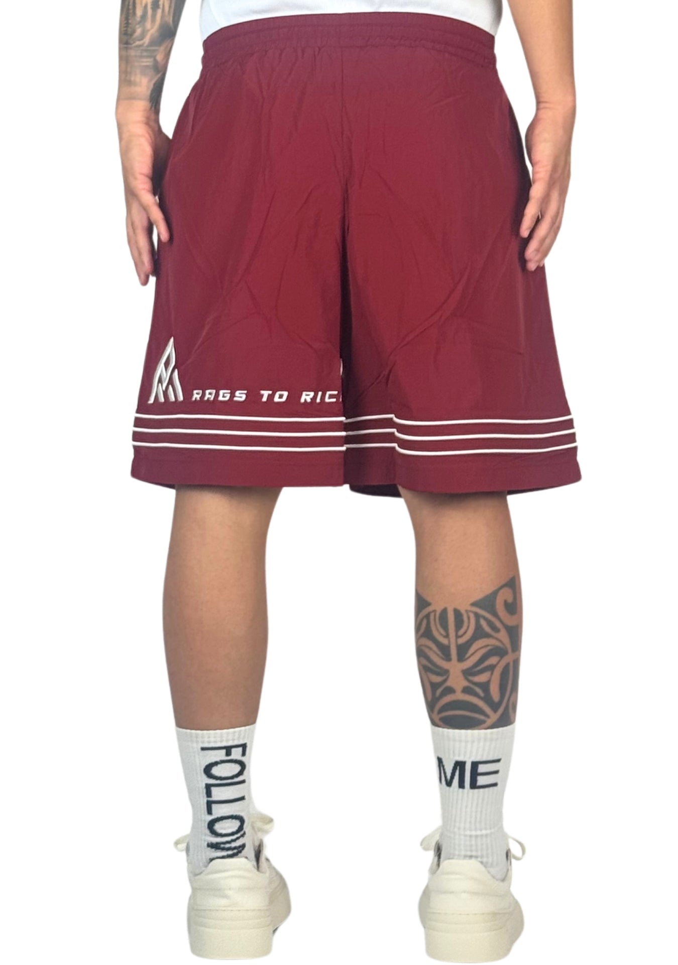 RED SCRIPT SHORTS