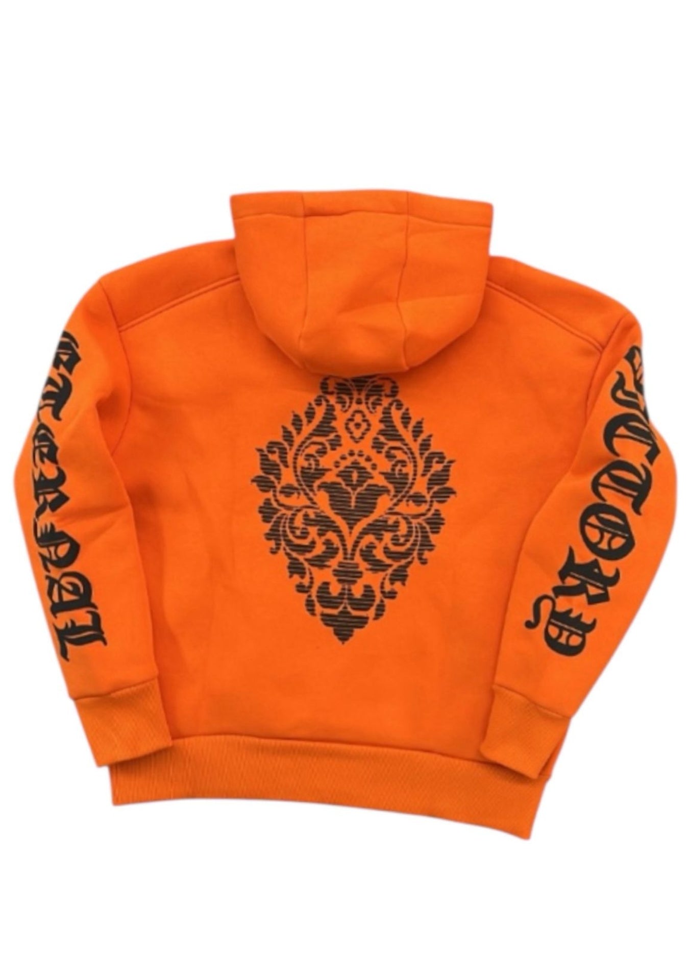 ORANGE HOODIE PRINT ALL SIDES