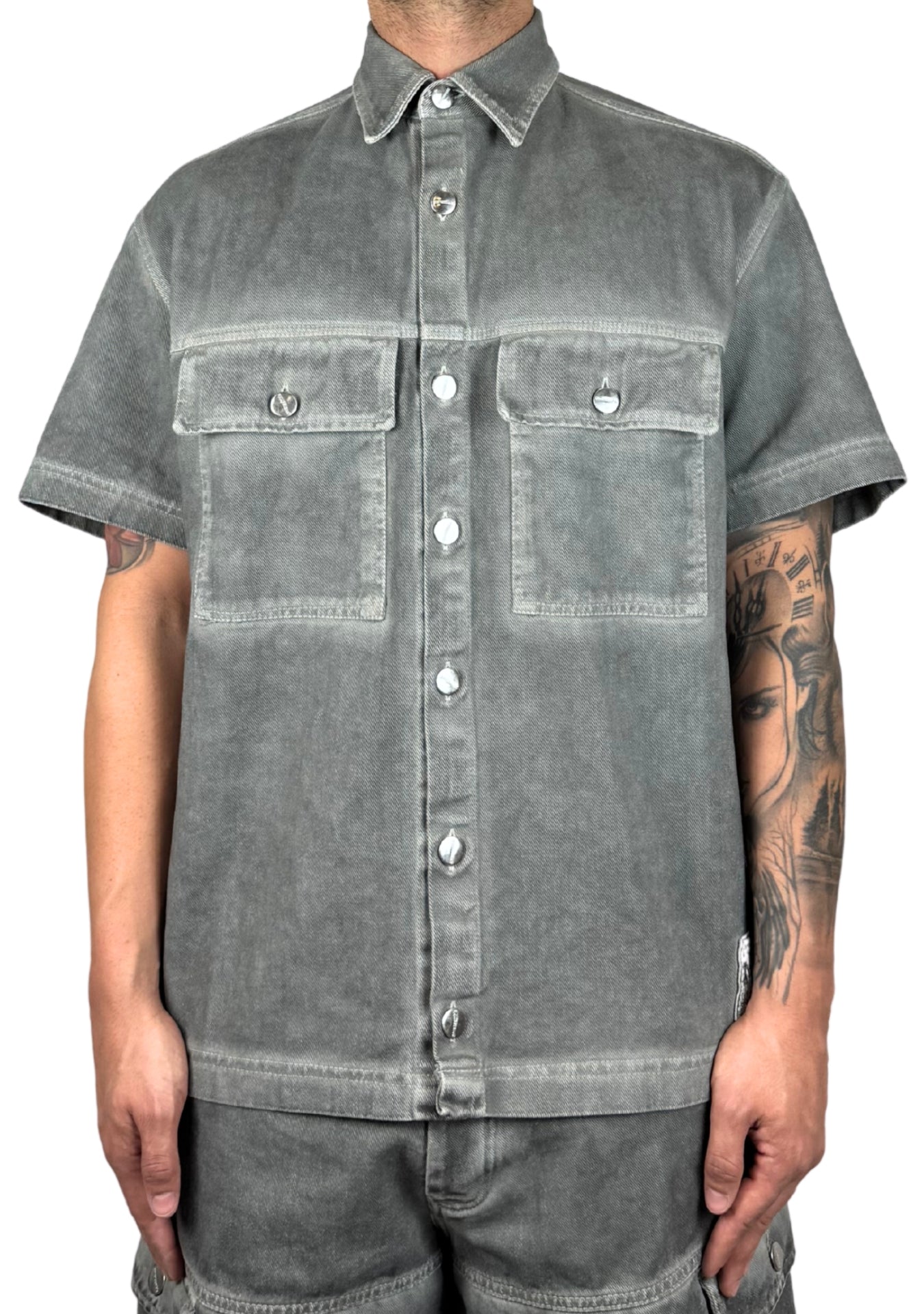 WASHED GREY SHIRT
