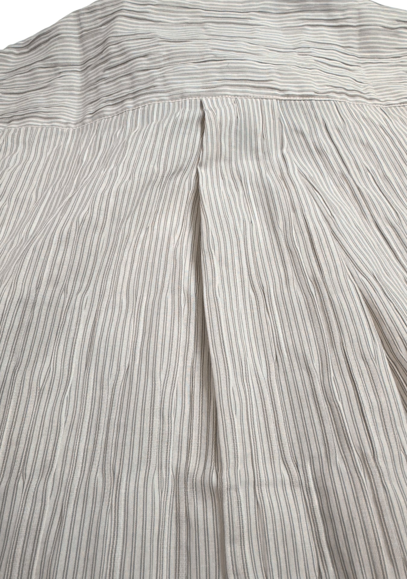 CAMICIA DROPPED IN COTONE CRINCKLE A RIGHE