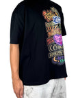BLACK TEE MULTI-PATCH