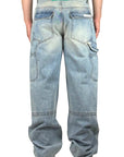 LIGHT WASH CARGO BAGGY