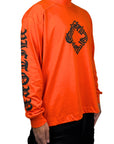 ORANGE LONG SLEEVE PRINT ALL SIDES