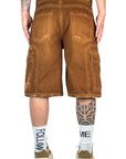 SHORTS CARGO RUST PIGMENTED TRANSPARENT