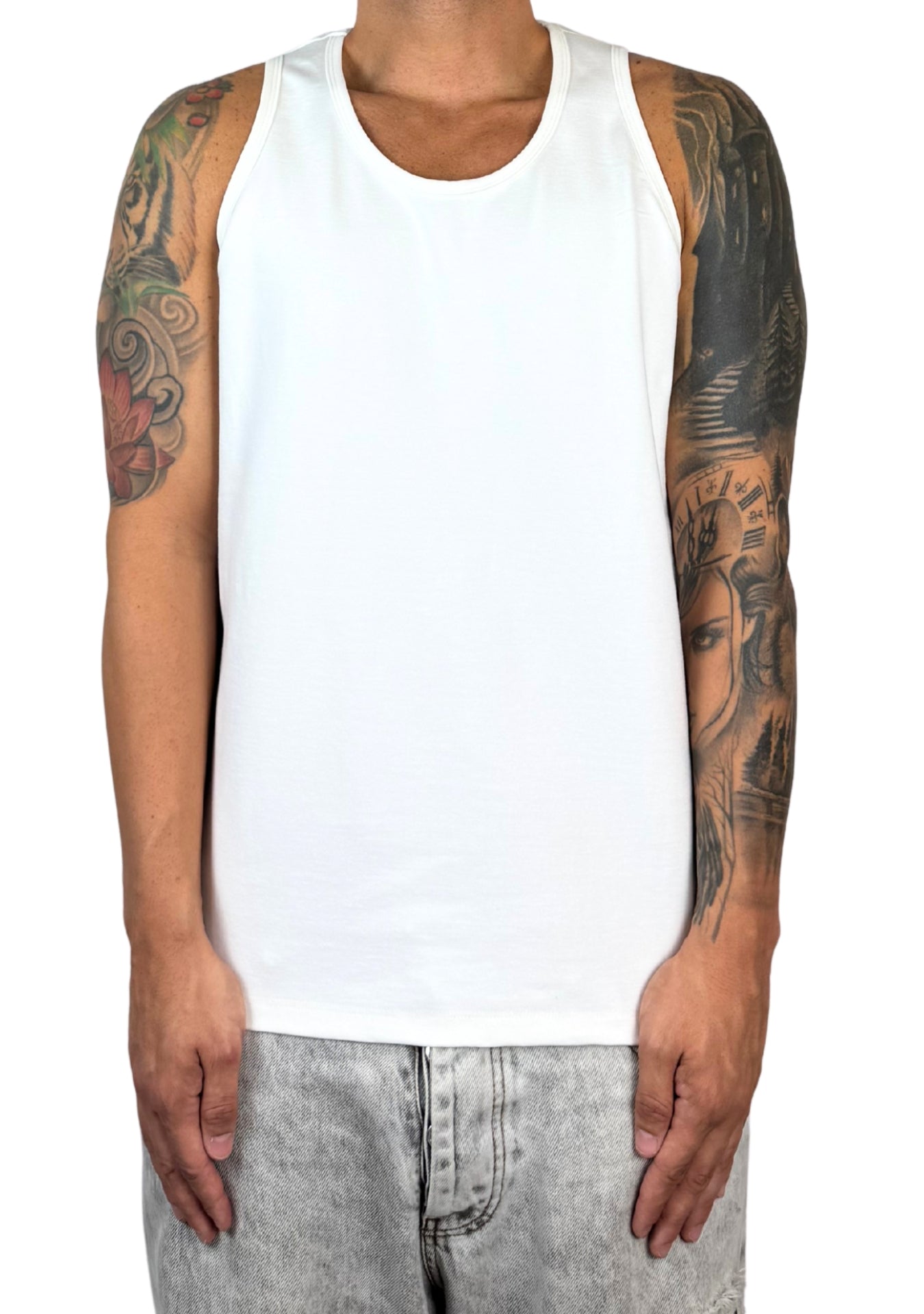 WHITE STIFF TANK