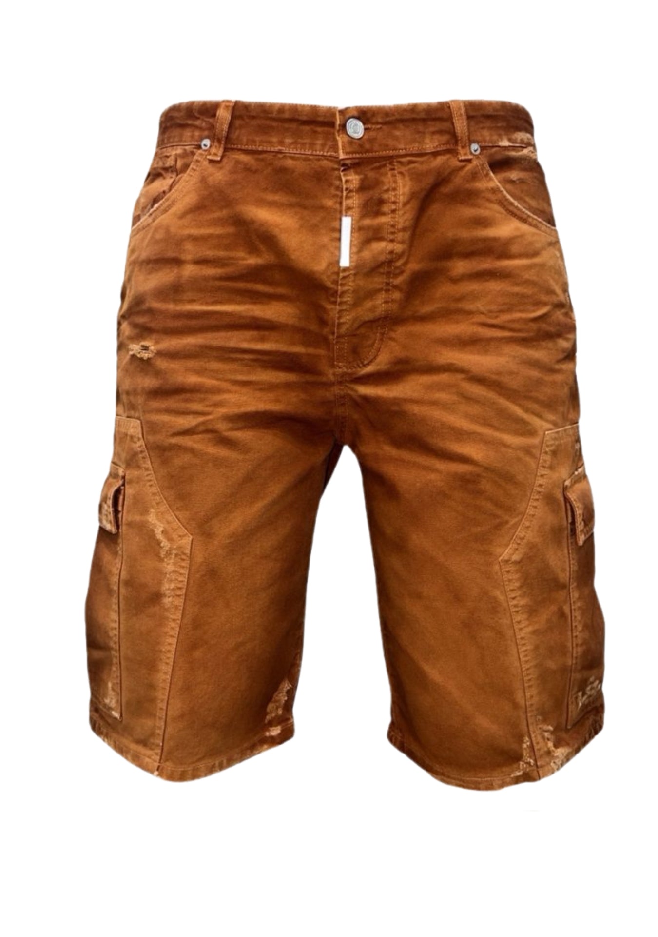 SHORTS CARGO RUST PIGMENTED TRANSPARENT