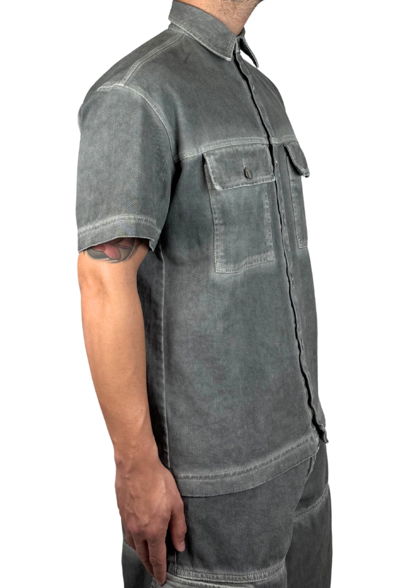 WASHED GREY SHIRT