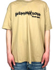 BEIGE ARABIC GRAPHICS TEE