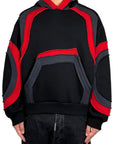 BLACK TRIPLE LAYER HOODIE