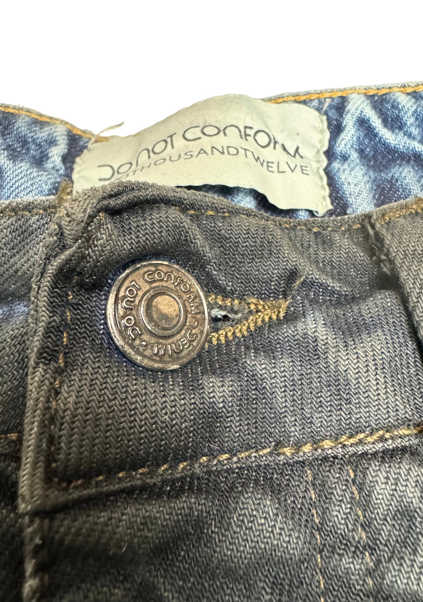 BAGGY BLUE PIGMENTED BLACK ABRASION