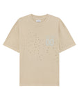 T-SHIRT IN JERSEY CON STAMPA AMISH 00 LASER CREMA