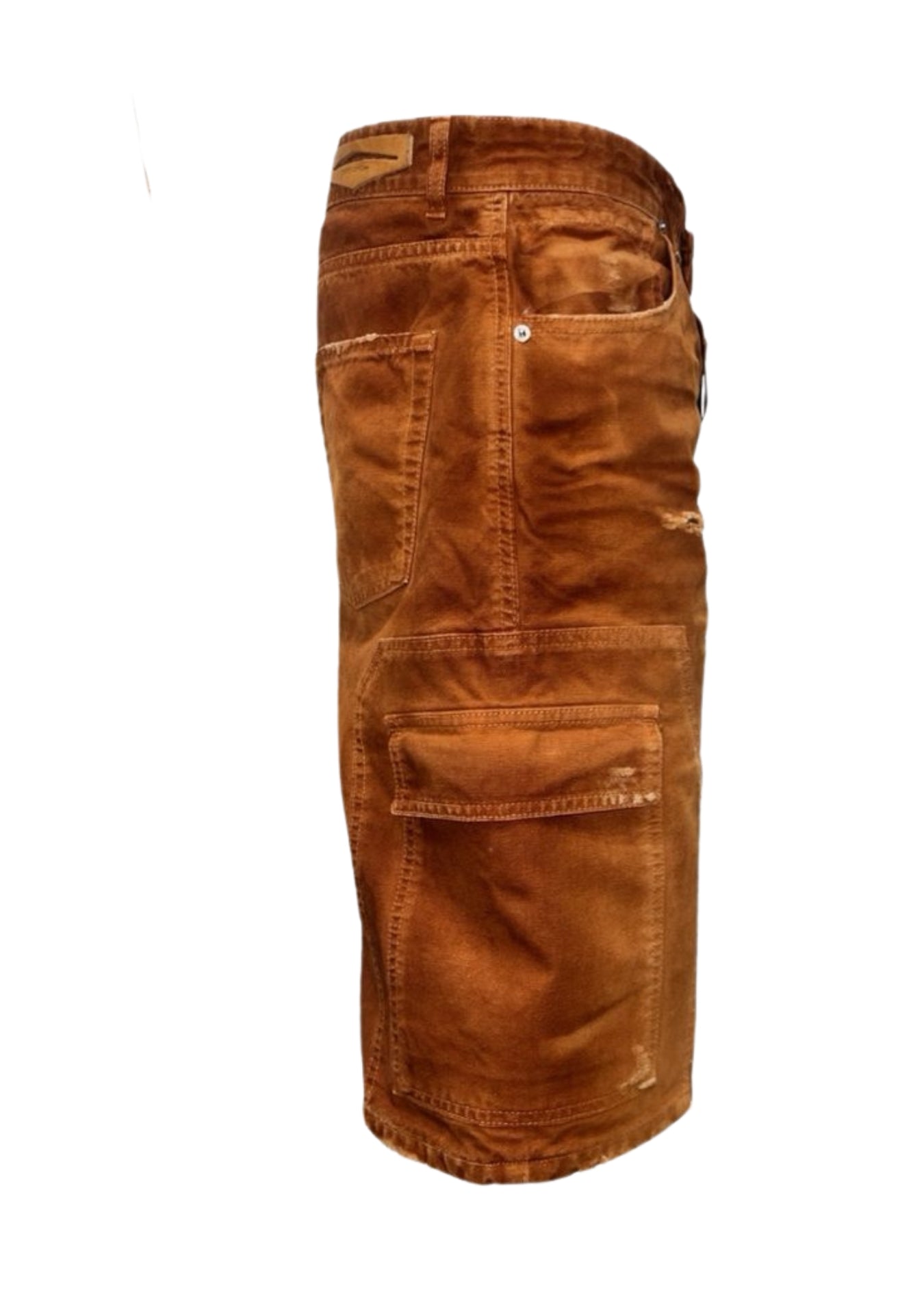 SHORTS CARGO RUST PIGMENTED TRANSPARENT
