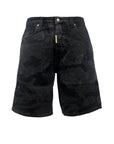 SHORTS BLACK DIRTY PIXEL CAMO