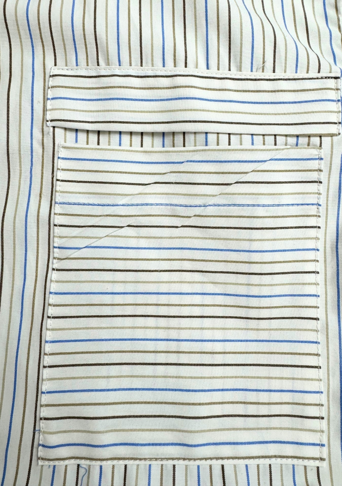 WHITE MONO LINE CLASSIC SHIRT