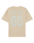 T-SHIRT IN JERSEY CON STAMPA AMISH 00 LASER CREMA