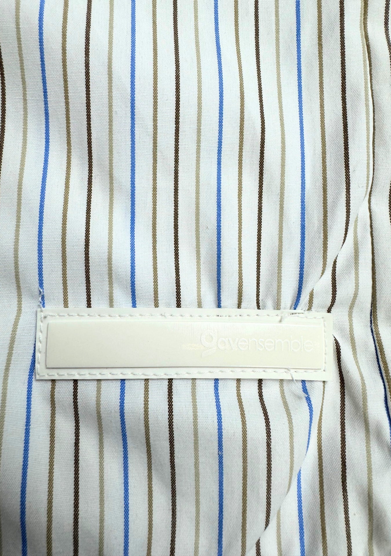WHITE MONO LINE CLASSIC SHIRT