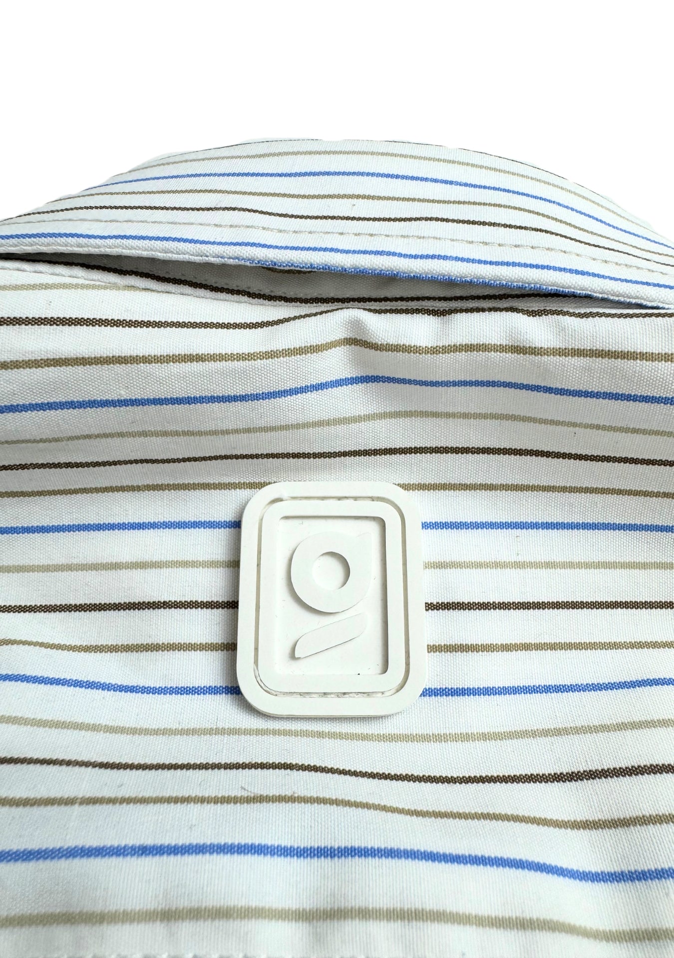 WHITE MONO LINE CLASSIC SHIRT