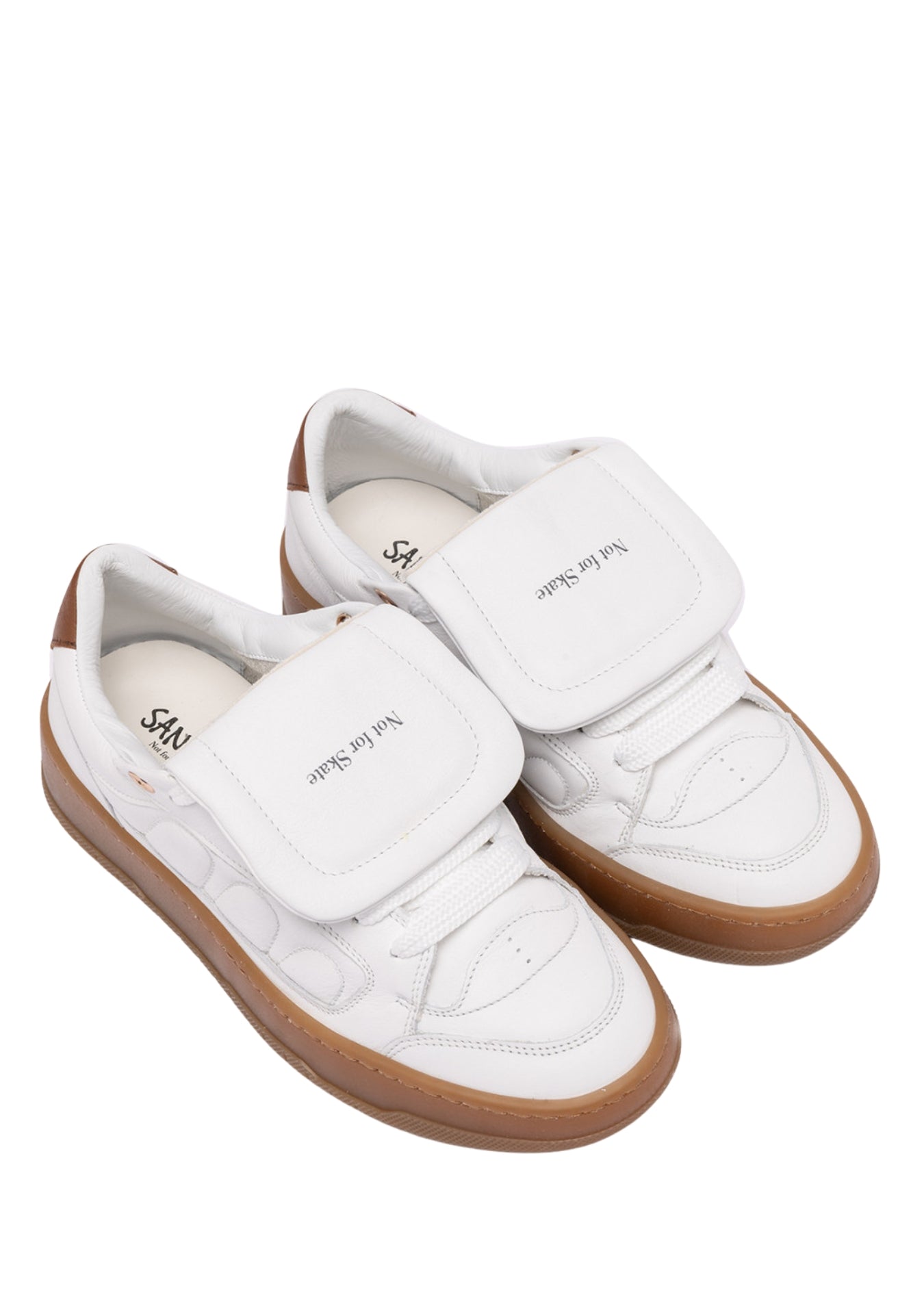 SANTHA MODEL 2 SOCCER BASIC WHITE-CUOIO