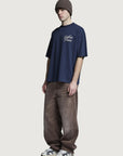 COSTA OVERSIZED T-SHIRT GALLERIA CORSIVO DARK BLUE