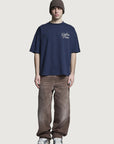 COSTA OVERSIZED T-SHIRT GALLERIA CORSIVO DARK BLUE