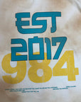 EST 2017 CREAM TEE