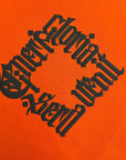 ORANGE LONG SLEEVE PRINT ALL SIDES