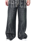 INFERNO CRYSTAL DENIM - BLACK