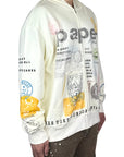 DREAMERS ZIP HOODIE WHITE