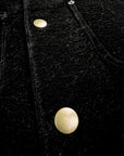 BLACK WORKED CROSTA JACKET