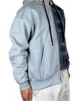 CHECK FLANNEL HOODIE