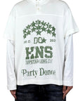 DOUBLE LAYER WAFFLE WHITE TEE