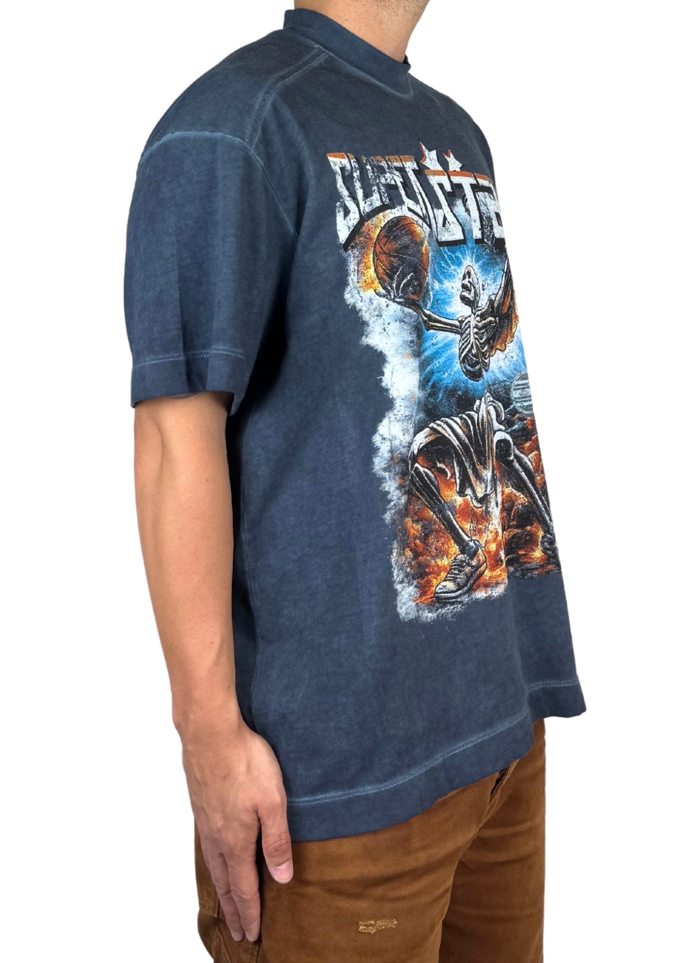 SUPERSTAR - WASHED TEE BLUE DENIM