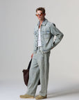 WAVY DENIM PANT