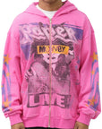 LIVE WIRE HOODIE PINK